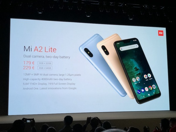 小米 A2、A2 Lite 西班牙發佈 高性價比 Android One 手機