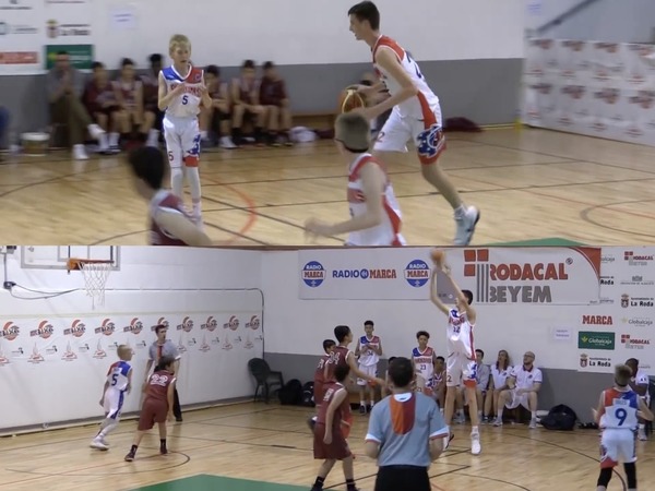 12 歲 213cm「移動城牆」屈機打籃球  網民：屈到根本冇得打