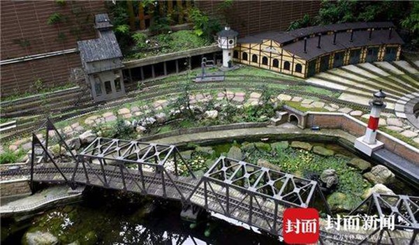 四川 63 歲火車迷 花園建模型火車王國
