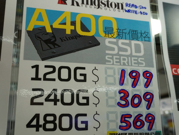【歷史新低】  120GB SSD 劈至 HK$185！
