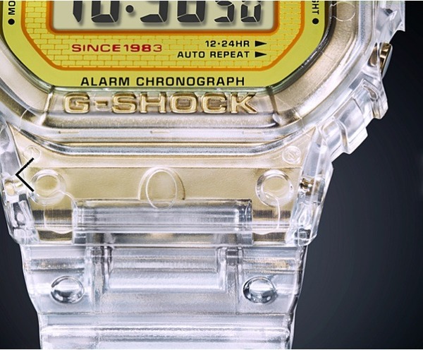 哥布拉 x Casio G-SHOCK 金色透明特別版