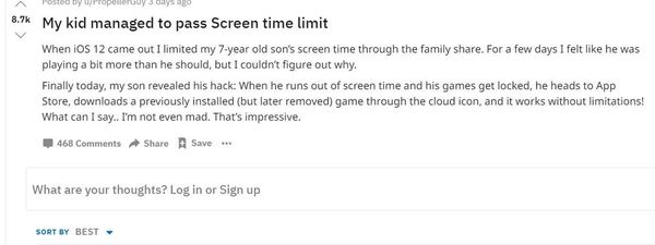 iOS 12 新增 ScreenTime 功能！被小童輕易破解！
