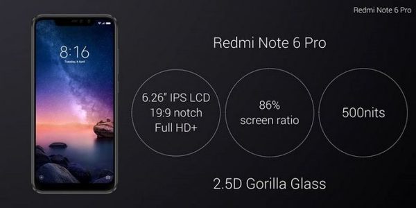 紅米 Note 6 Pro 發布！平玩巨屏‧四鏡頭！