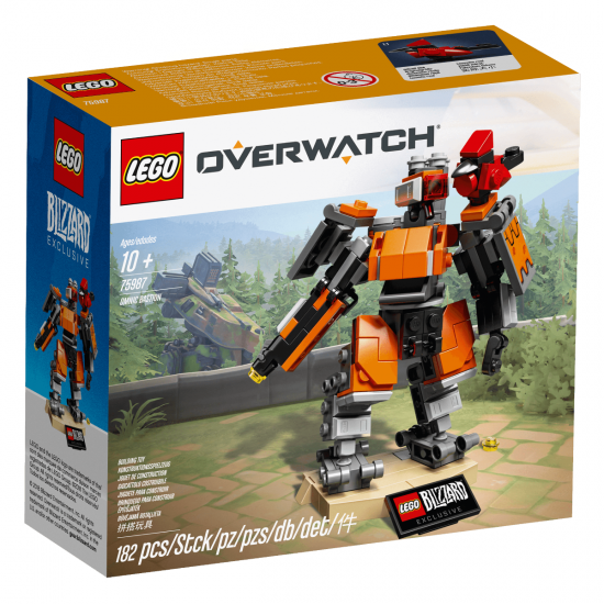 《鬥陣特攻》限定版LEGO 「智械危機」造型橙色壁壘機兵