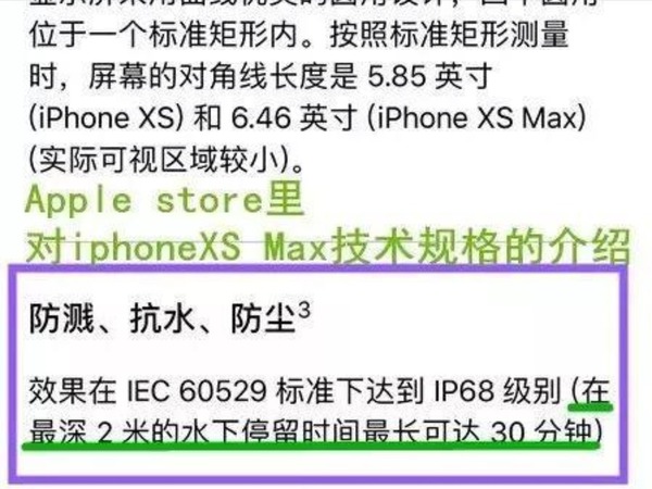 杭州果粉 iPhone XS Max 進水即出事！Apple IP68 防護等級有誤？