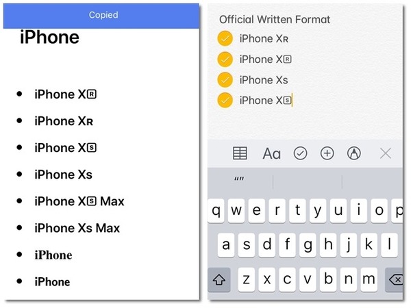 iPhone XS‧XS Max‧XR 官網名字的方格字是如何煉成的？
