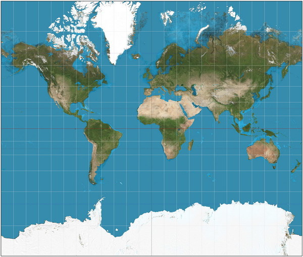 科學家還原世界地圖真實大小！俄羅斯．北美洲其實細得多？