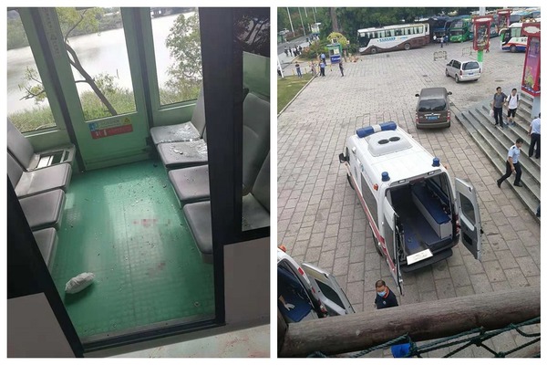 深圳歡樂谷觀光無人駕駛列車相撞 玻璃碎滿地 20 多人受傷