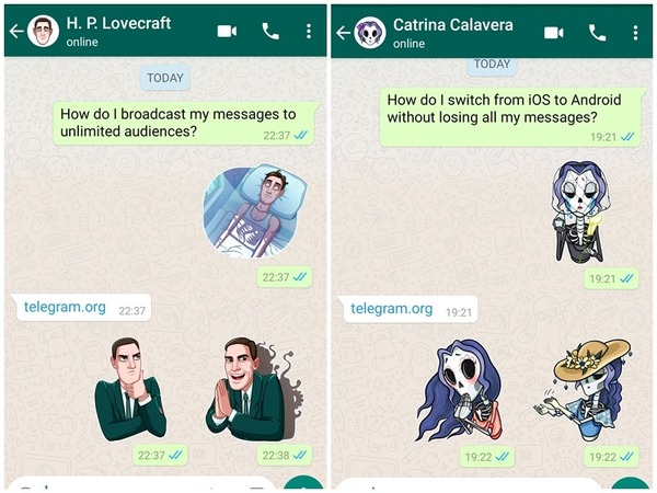 Telegram 為 WhatsApp 推專用貼圖軟件踩場？ 