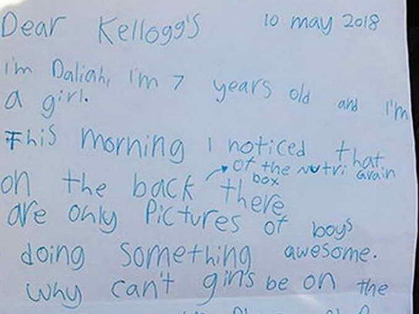 澳洲 8 歲女童投訴家樂氏性別歧視！公開聯署成功改包裝