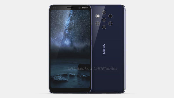 Nokia 9 PureView 外形設計曝光 採用非瀏海屏幕及屏下指紋技術？