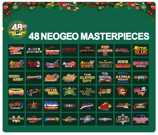 新增遊戲‧節日包裝 聖誕版NEOGEO mini