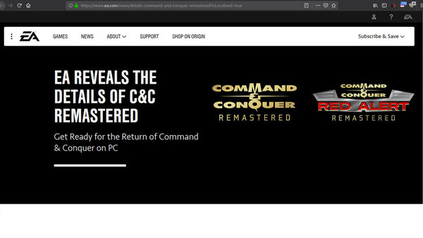 Command＆Conquer重製版發表 《終極動員令》超高清再現