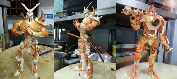 超強手作廚師 DIY「蟹蓋俠」模型！多款造型靚到似藝術品