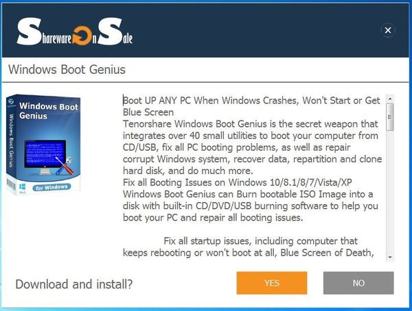 Windows Boot Genius 限時免費下載及安裝方法