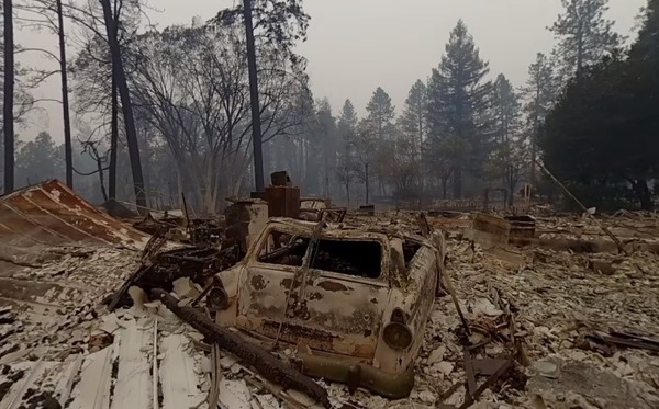 VR 360 度呈現加州火災後實況！第一身記錄片籲踴躍捐獻助災民