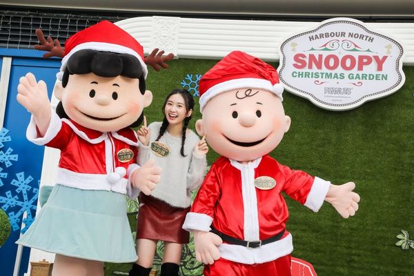 北角匯 Snoopy 聖誕花園登場！《花生漫畫》角色大玩園藝