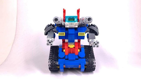 自砌 LEGO 機動戰士太空坦克識行可遙控！激似官方出品？ 