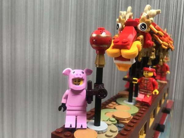 LEGO 推農曆新年別注版！80102「舞龍賀歲」開箱試砌