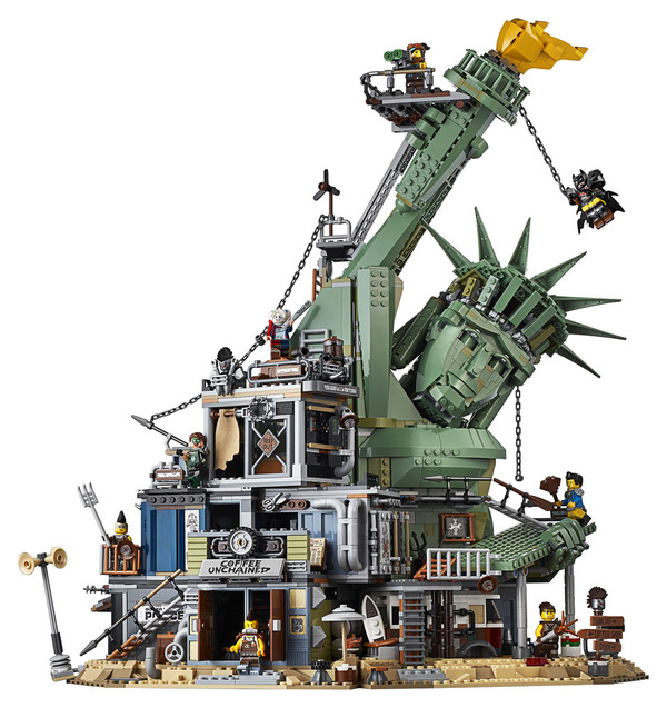 【多圖】LEGO 英雄傳 2！電影官方商品 LEGO 70840 歡迎來到末日鎮 高達 52cm 倒塌自由女神像