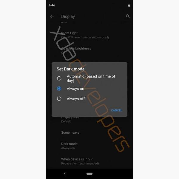 Android Q「Dark Mode」回歸！第三方 app 亦可變成深色介面