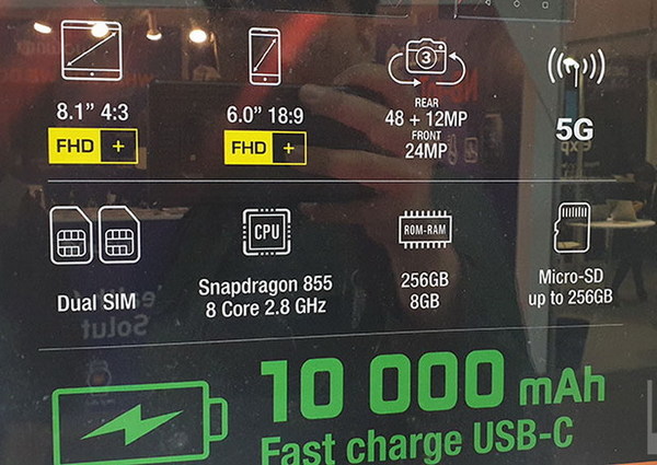 【MWC 2019】勁量甩出皇牌！亮相 10000mAh 摺屏手機 Power Max P8100S