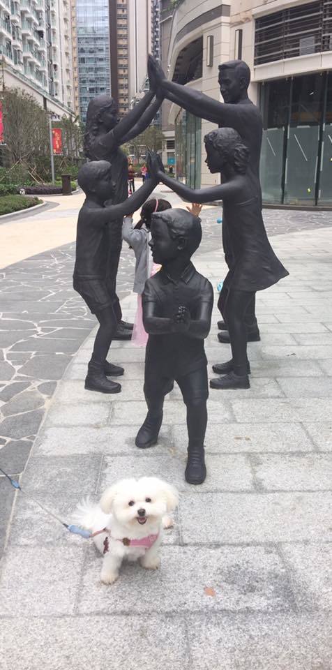 屋苑擺詭異「一家五口」雕像!網民:欠 13 個變 18 銅人