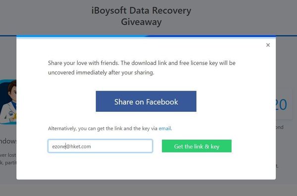 iBoysoft Data Recovery Professional  限免領取方法