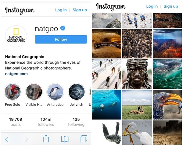 《國家地理》成首個擁破億粉絲數的 Instagram 品牌帳號