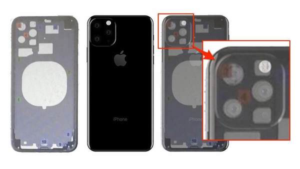 iPhone XI 機背生產構圖曝光  「品字形」三鏡竟是真的？