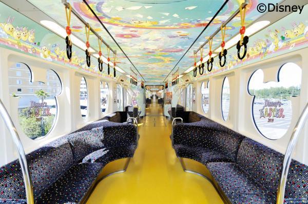 東京迪士尼推限定列車裝飾＋車票迎復活節慶典