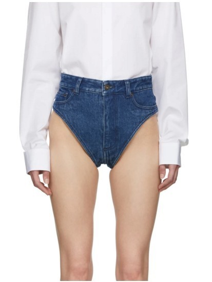 【牛仔底褲】法國 Y/Project 網購 $2450 牛仔內褲 網民：穿在外面還是裡面？
