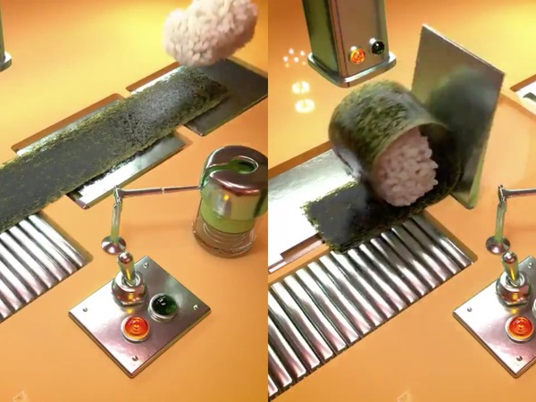 日本 Twitter 瘋傳自動壽司機影片  10 秒即製三文魚籽軍艦