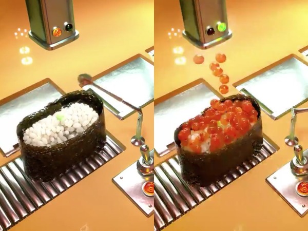 日本 Twitter 瘋傳自動壽司機影片  10 秒即製三文魚籽軍艦