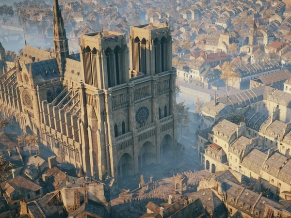 巴黎聖母院修復有望！靠 3D Mapping 及「剌客教條」代勞？