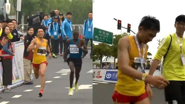 【慎入】屎在滾！中國男征馬拉松突肚痛 邊跑邊痾竟奪冠
