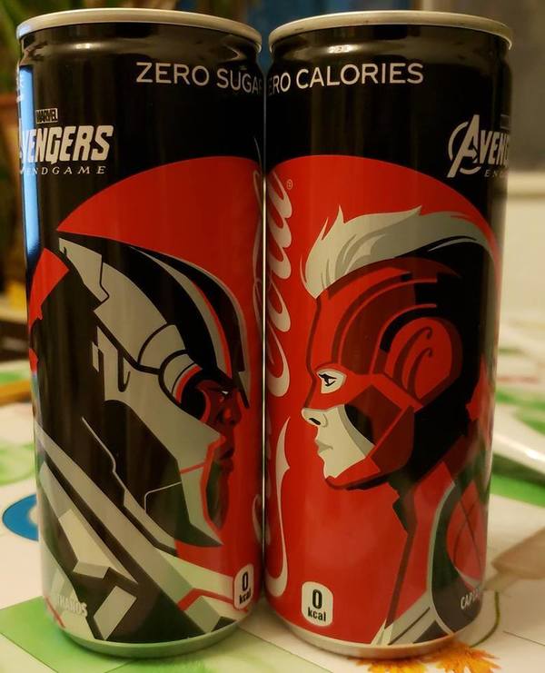 「復仇者聯盟 4」Coke Zero 日本限定版 759 阿信屋開賣 網民：間間唔同款 