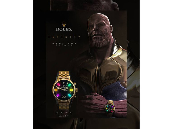 Rolex 勞力士無限手套？復仇者聯盟 Thanos 客製版手錶