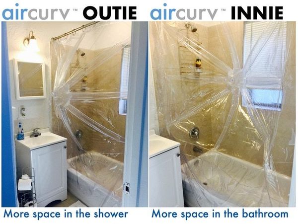 另類擴充浴室空間  Aircurv 充氣浴簾