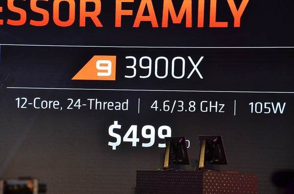 【Computex 2019】AMD Ryzen 9 3900X 十二核心僅售 499 美元！IPC 運算效能增 15％