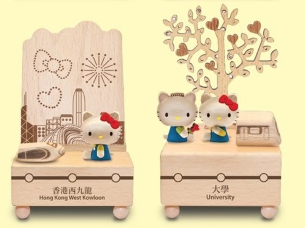 港鐵首推 MTR & Hello Kitty 木製紀念品  手機無線充電座最實用