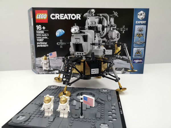 LEGO 10266 NASA Apollo 11 Lunar Lander 開箱玩！阿波羅 11 號載人登月艙