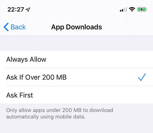 iOS 13 正式解除流動網絡下載 app 檔案大小限制！
