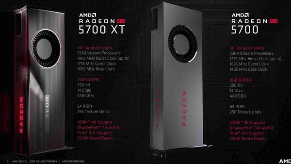 AMD Radeon RX 5700 規格正式公開   打機效能贏 NV RTX 2070！