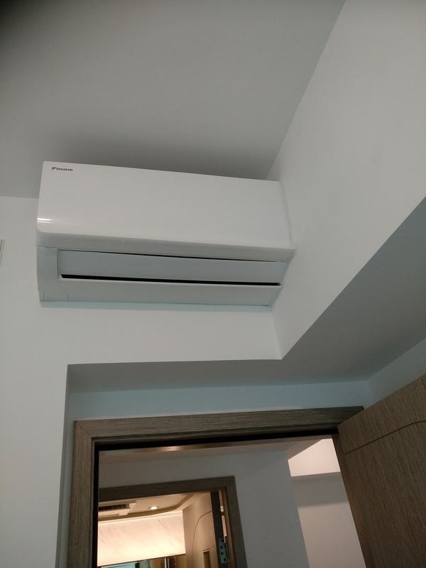 半部分體式冷氣機被封石膏板？戶主無奈：個風葉唔識轉