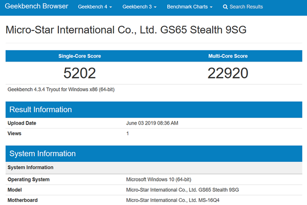 MSI GS65 Stealth 9SG型格薄身電競筆電　240Hz屏幕率先試玩！