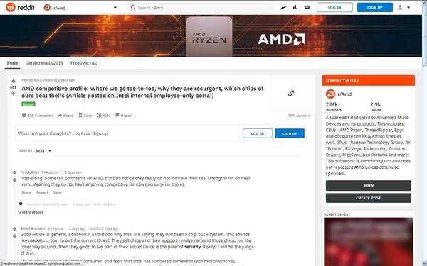 AMD Ryzen 9 3950X 十六核效能曝光！ Intel i9 9980XE 十八核被打趴全輸