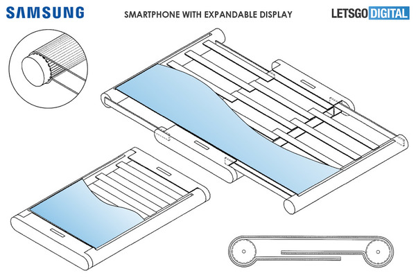 Samsung 雙捲動柔性屏 Galaxy 手機曝光