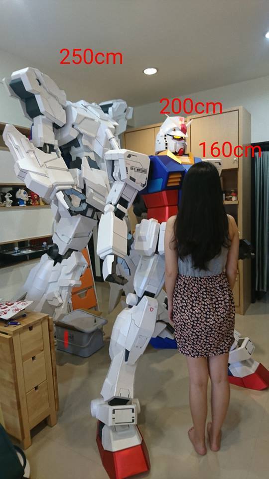 機動戰士高達 Gundam 身高逾 2 米  巨大模型震撼入屋