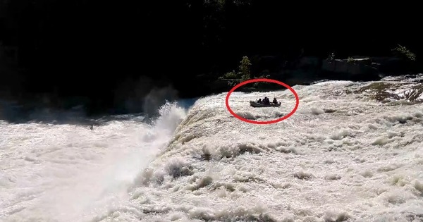見「前有瀑布」照划艇墮水底險死！幸被救生衣救一命